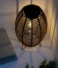 Dehner Solar-Laterne Mila, ca. Ø17,5/H26,5 cm