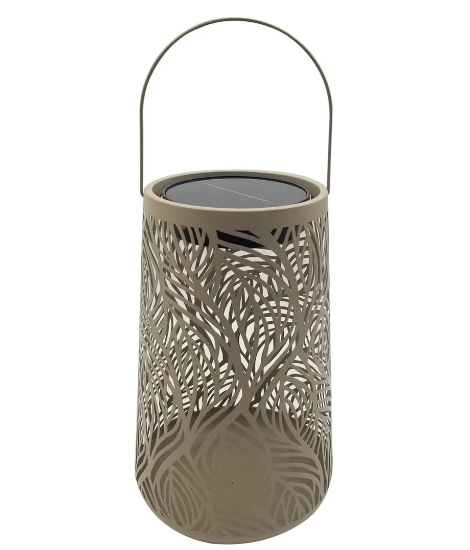 Dehner Solar-Laterne Olea, ca. Ø20/H32 cm