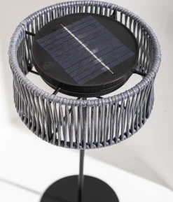 Dehner Solar-Tischleuchte Tyra, ca. Ø17/H35 cm