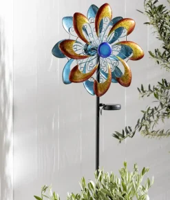 Dehner Solar-Windrad Molino, ca. Ø35/H128 cm