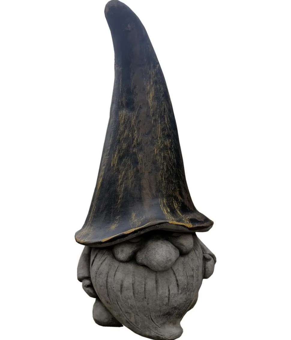 Dehner Stein-Zwerg, dunkelgrau, ca. H32 cm