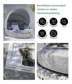 Dehner Sunlounger Miami