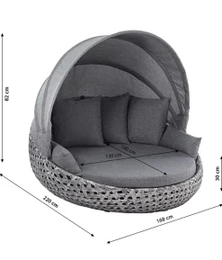 Dehner Sunlounger Miami