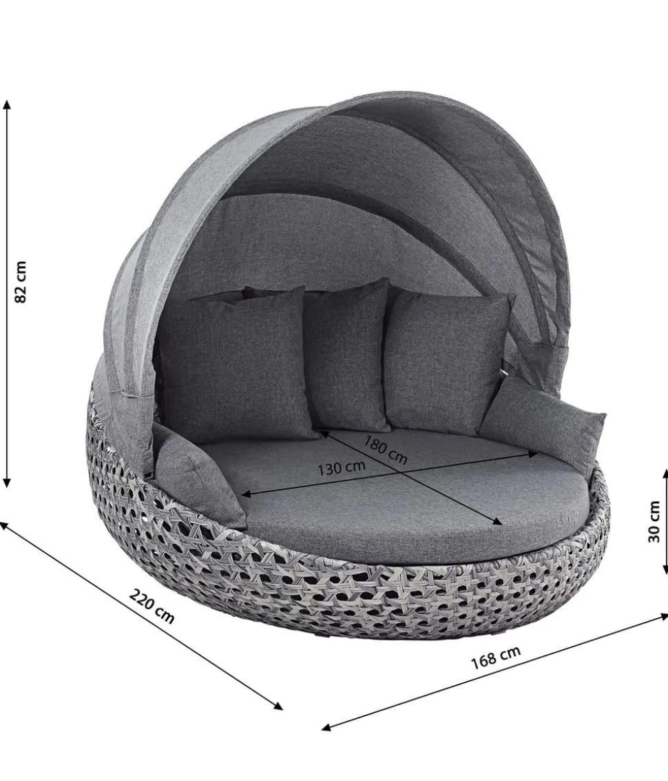 Dehner Sunlounger Miami