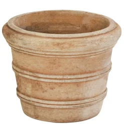Dehner Terrakotta-Topf Siena, rund, mterra, ca. Ø16/H13 cm