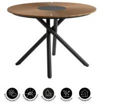 Dehner Tisch Barcelona, ca. Ø110/H76 cm