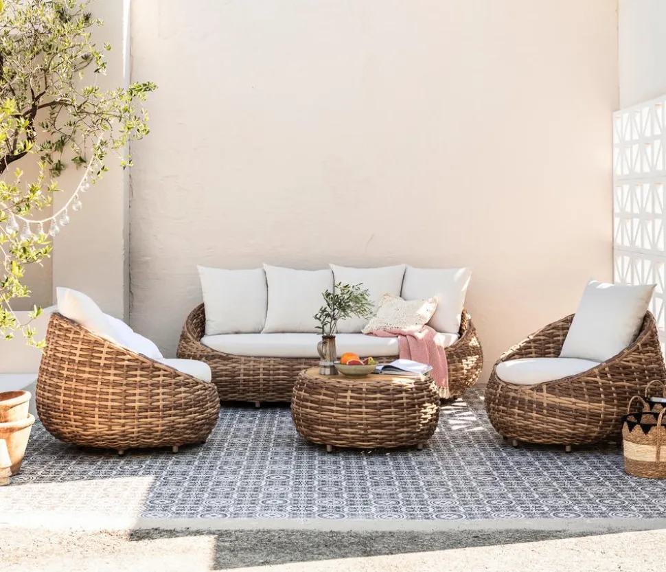 Dehner Tisch Tulum, ca. Ø71/H40 cm