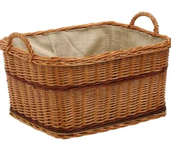 Dehner Weiden-Kaminkorb mit Jute