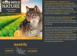 Dehner Wild Nature BARF-Ergänzungsfutter für Hunde Hanföl