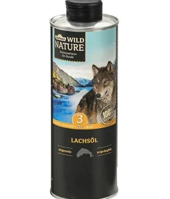 Dehner Wild Nature BARF-Ergänzungsfutter für Hunde Lachsöl