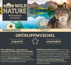 Dehner Wild Nature BARF-Ergänzungsfutter für Hunde Grünlippmuschel