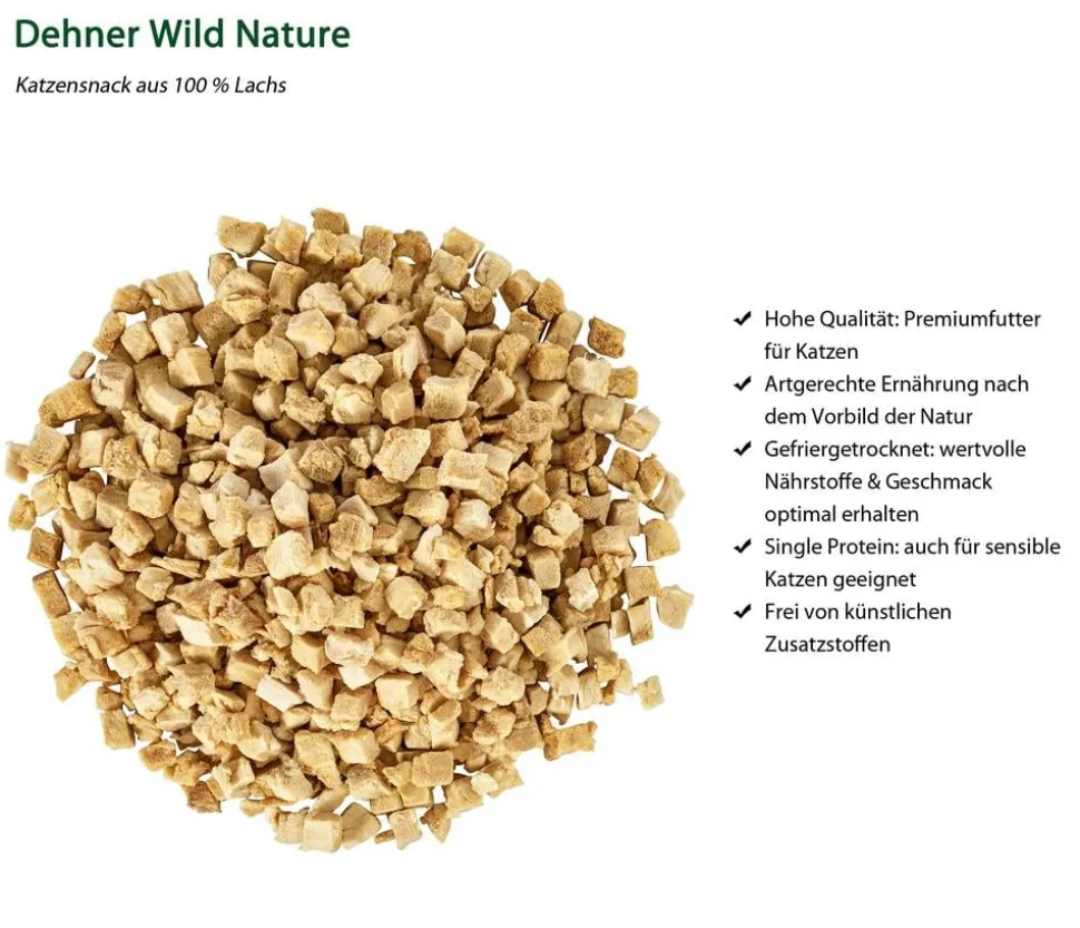 Dehner Wild Nature Katzensnack, gefriergetrocknet