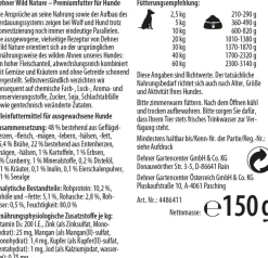 Dehner Wild Nature Nassfutter für Hunde Hochmoor Adult, 11 x 150 g