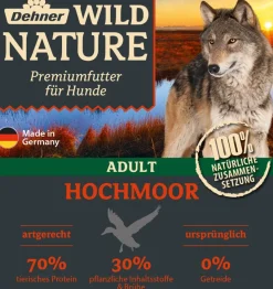 Dehner Wild Nature Nassfutter für Hunde Hochmoor Adult, 11 x 150 g