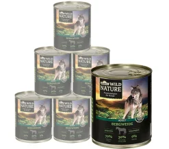 Dehner Wild Nature Nassfutter für Hunde Bergweide Adult, Pferd