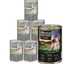 Dehner Wild Nature Nassfutter für Hunde Bergweide Adult, Pferd
