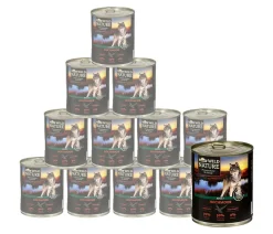 Dehner Wild Nature Nassfutter für Hunde Hochmoor Adult, Ente