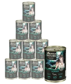 Dehner Wild Nature Nassfutter für Hunde Auwald Adult, 400 g/800 g