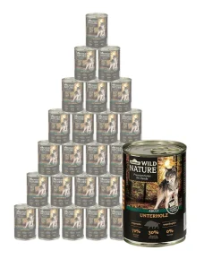 Dehner Wild Nature Nassfutter für Hunde Unterholz Adult, Wildschwein
