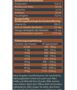 Dehner Wild Nature Nassfutter für Hunde Mono-Protein Adult, Rind