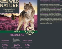 Dehner Wild Nature Nassfutter für Hunde Heidetal Adult, Kaninchen