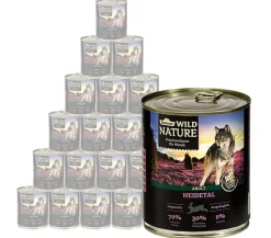 Dehner Wild Nature Nassfutter für Hunde Heidetal Adult, Kaninchen