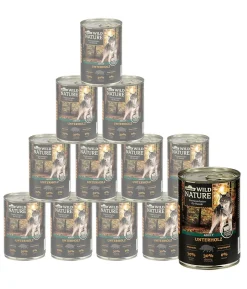 Dehner Wild Nature Nassfutter für Hunde Hochmoor Junior, Ente