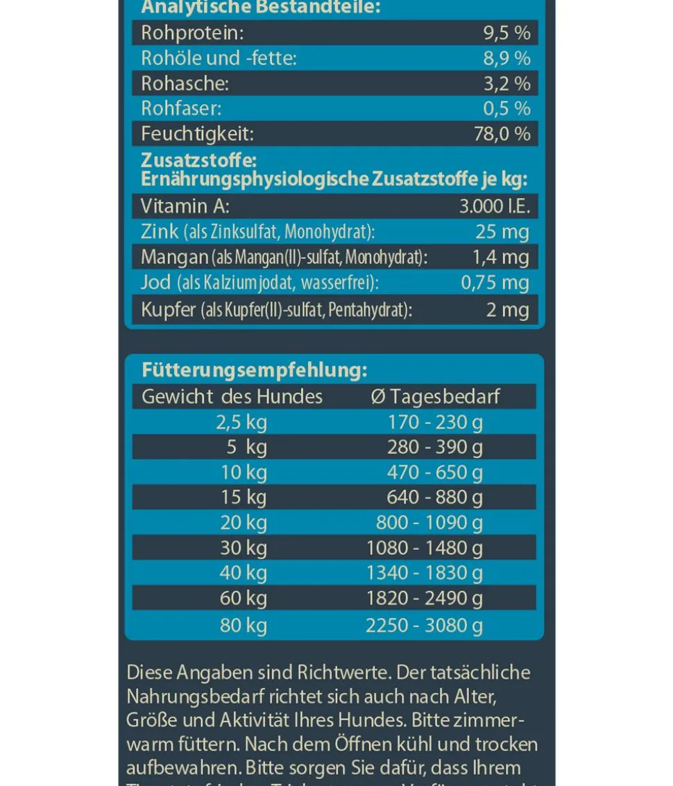 Dehner Wild Nature Nassfutter für Hunde Mono-Protein Adult, Lachs