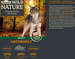 Dehner Wild Nature Nassfutter für Hunde Unterholz Adult, Wildschwein