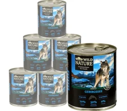 Dehner Wild Nature Nassfutter für Hunde Gebirgssee Adult, Lachs