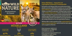 Dehner Wild Nature Nassfutter für Katzen Unterholz Senior, Wildschwein, 16 x 85 g