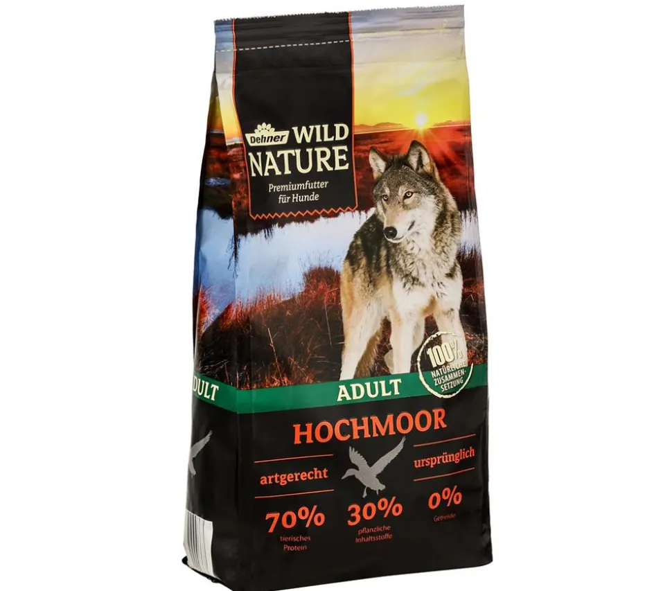 Dehner Wild Nature Trockenfutter für Hunde Hochmoor Adult