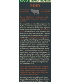 Dehner Wild Nature Trockenfutter für Hunde Heidetal Adult