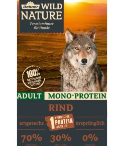 Dehner Wild Nature Trockenfutter für Hunde Hügelland Adult, Truthahn