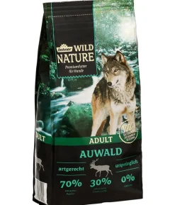 Dehner Wild Nature Trockenfutter für Hunde Auwald Adult, Wild