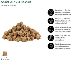 Dehner Wild Nature Trockenfutter für Katzen Hügelland Kitten, Huhn