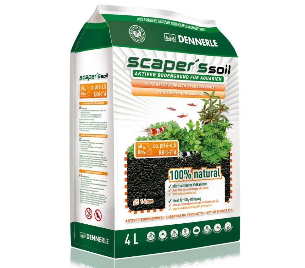 DENNERLE Aquarium Bodengrund Scaper's Soil