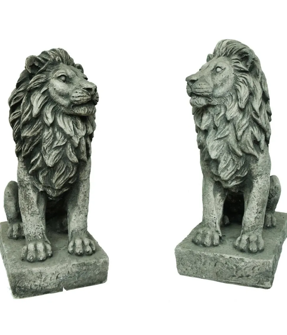 Denscho Stein-Löwe, 35 cm, links schauend
