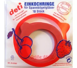 deti Einkochring für Spannbügelgläser, Ø65/90 mm, 10er-Set