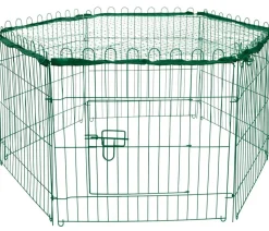 dobar® petlife Freilaufgehege mit Netz, ca. B112/H56/T98 cm
