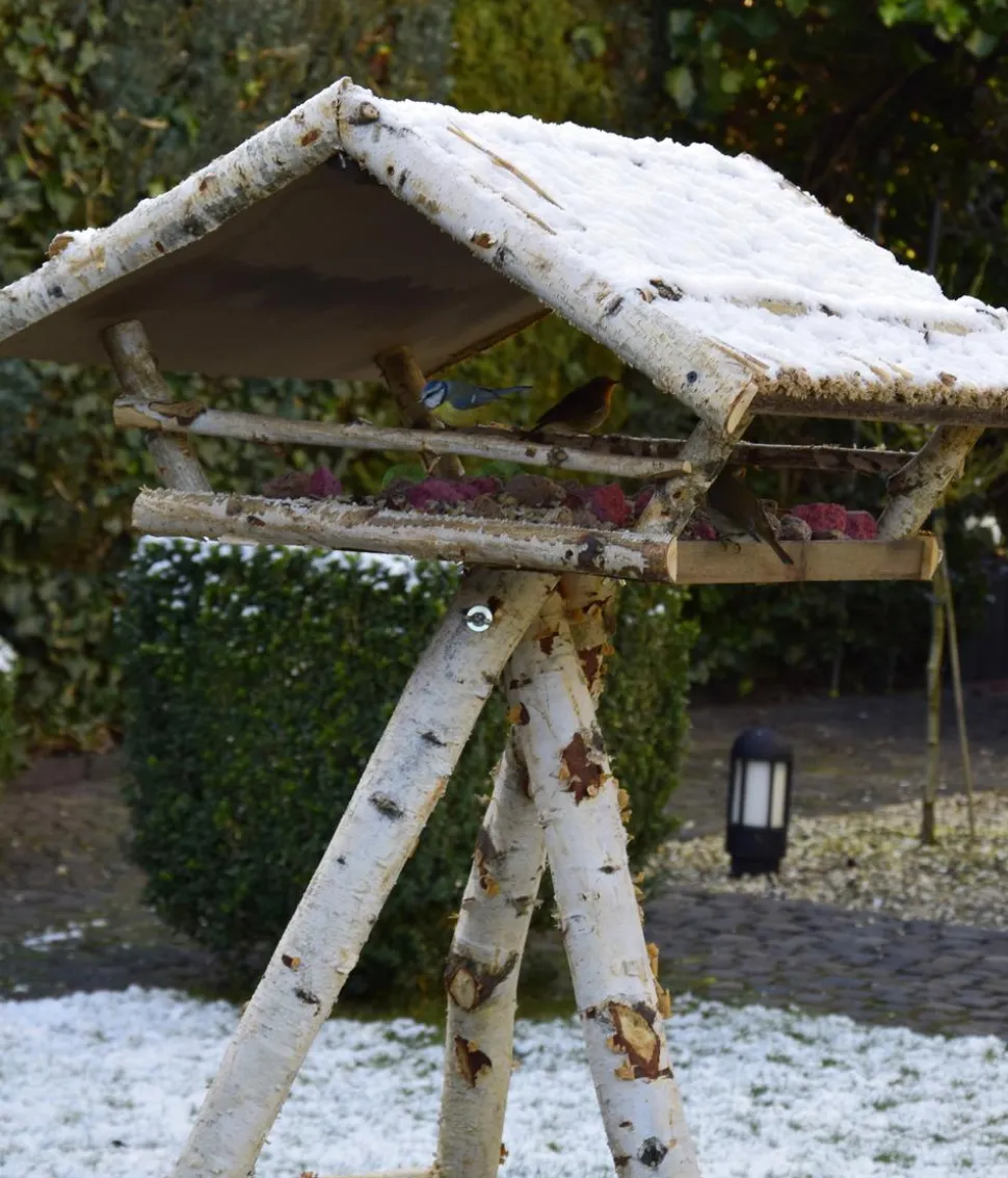 dobar® wildlife XXL Vogelfutterhaus, inkl. Ständer, ca. B80/H125/T75 cm