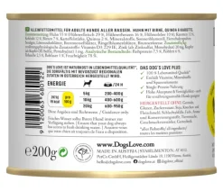 DOG'S LOVE Nassfutter für Hunde Adult, 6 x 200 g