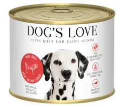 DOG'S LOVE Nassfutter für Hunde Adult, 6 x 200 g