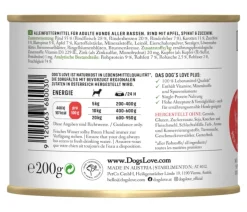 DOG'S LOVE Nassfutter für Hunde Adult, 6 x 200 g