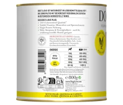 DOG'S LOVE Nassfutter für Hunde Adult, 6 x 800 g