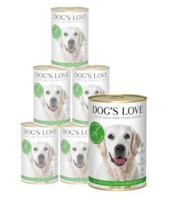 DOG'S LOVE Nassfutter für Hunde Adult, 6 x 400 g