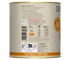 DOG'S LOVE Nassfutter für Hunde Bio, 6 x 800 g