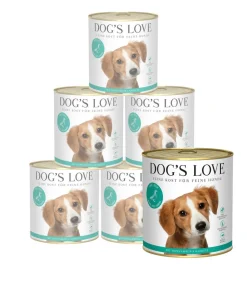 DOG'S LOVE Nassfutter für Hunde Adult, 6 x 800 g