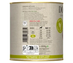 DOG'S LOVE Nassfutter für Hunde Bio, 6 x 800 g