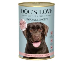 DOG'S LOVE Nassfutter für Hunde Hypoallergen, 6 x 400 g